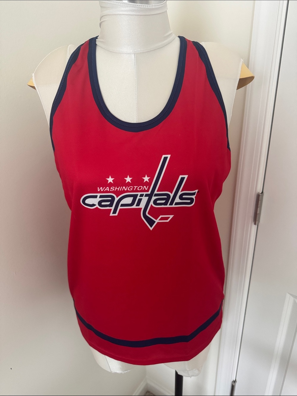 Washington Capitals Women's Red Racerback Tank Top